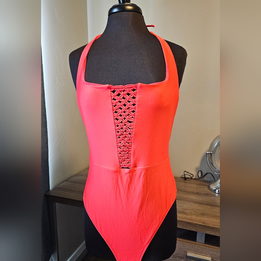 Aerie Macrame One Piece Swimsuit
